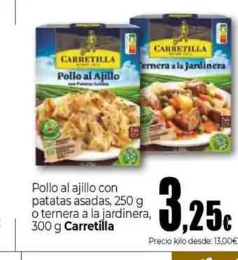 Unide Supermercados CARRETILLA Pollo al ajillo con patatas asadas oferta