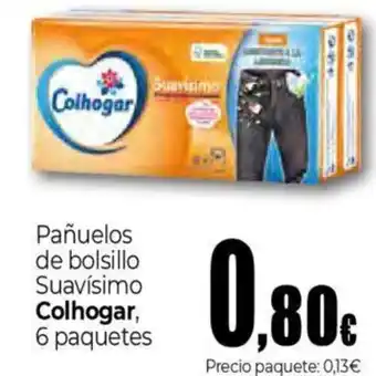 Unide Supermercados COLHOGAR Pañuelos de bolsillo Suavísimo oferta