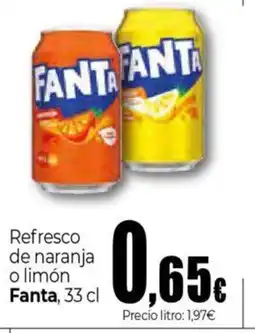 Unide Supermercados FANTA Refresco de naranja o limón oferta