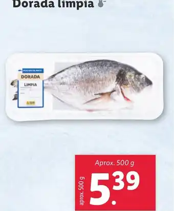 Lidl Dorada limpia oferta