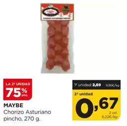 Alimerka MAYBE Chorizo Asturiano pincho oferta