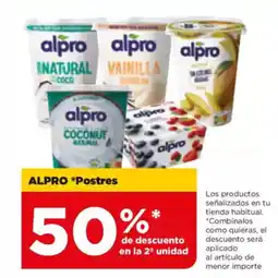 Alimerka ALPRO *Postres oferta