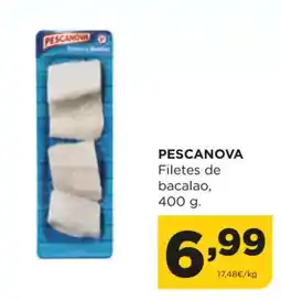 Alimerka PESCANOVA Filetes de bacalao, oferta