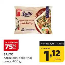 Alimerka SALTO Arroz con pollo thai curry oferta
