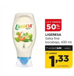 Alimerka LIGERESA Salsa fina bocabajo oferta