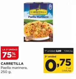 Alimerka CARRETILLA Paella marinera oferta