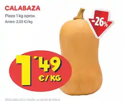 AhorraMas Calabaza oferta