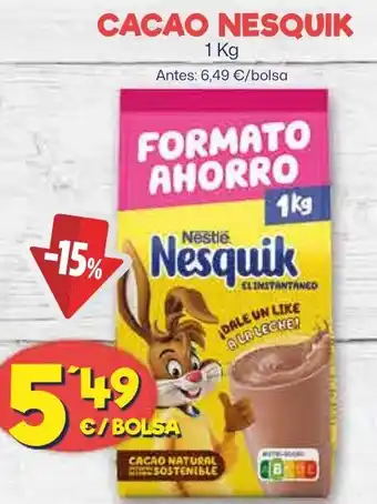 AhorraMas NESQUIK Cacao oferta