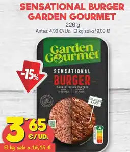AhorraMas GARDEN GOURMET Sensational burger oferta