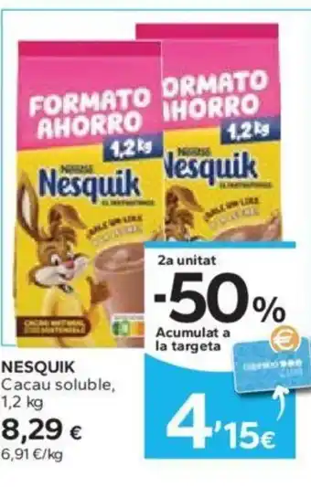 Caprabo NESQUIK Cacau soluble oferta