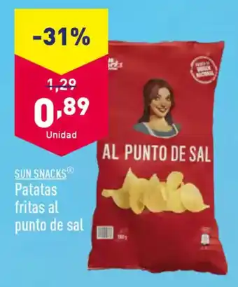 ALDI SUN SNACKS® Patatas fritas al punto de sal oferta