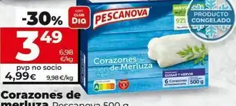 Dia Corazón de merluza pescanova oferta