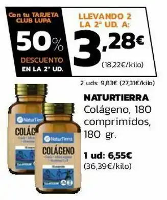 Supermercados Lupa Naturtierra colágeno oferta