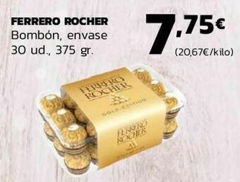 Supermercados Lupa Ferrero rocher bombón oferta