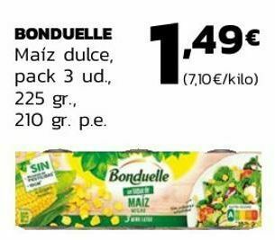 Supermercados Lupa Bonduelle maíz dulce oferta