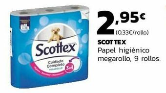 Supermercados Lupa Scottex papel higiénico megarollo oferta