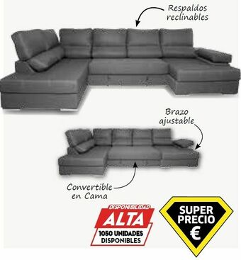 Conforama Rinconera u con cama oferta