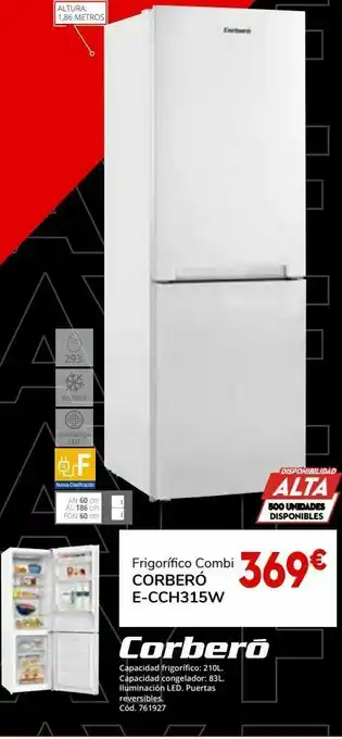 Conforama Combi corb e-cch315w oferta