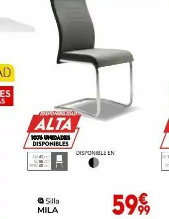Conforama Silla de comedor mila oferta