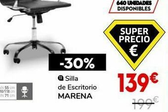 Conforama Sillas de escritorio marena oferta