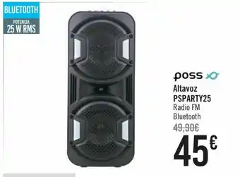 Font Vella Poss altavoz psparty25 oferta