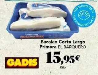 Gadis Bacalao el barquero oferta