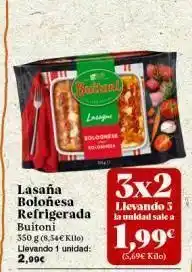 Gadis Lasaña boloñesa buitoni oferta
