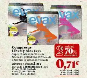 Gadis Compresas oferta