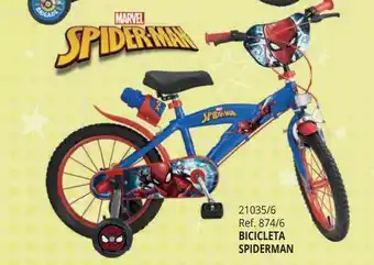 Bicicleta infantil spiderman