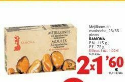 Alimerka Mejillones en escabeche oferta