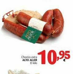 Alimerka Chorizo extra alto aller oferta