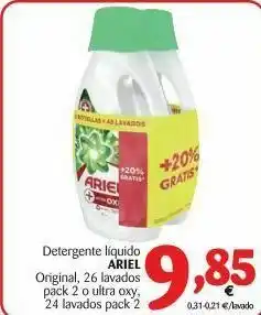 Alimerka Detergente líquido ariel oferta