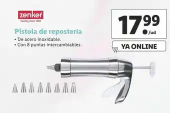 Lidl Pistola de repostería zenker oferta
