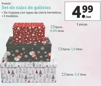 Lidl Cajas ernesto oferta