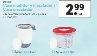 Lidl Vaso mezclador ernesto oferta