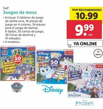 Lidl Juegos de mesa treft oferta