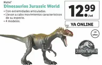 Lidl Dinosaurios mattel oferta