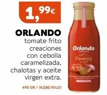 Supermercados Lupa Orlando tomate frito creaciones con cebolla caramelizada, chalotas y aceite virgen extra oferta