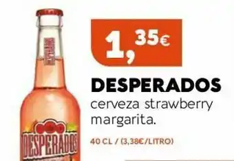 Desperados cerveza strawberry margarita