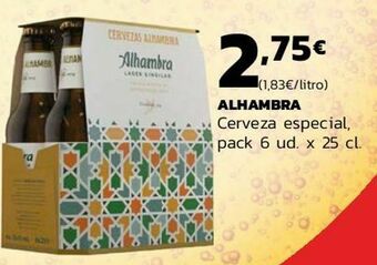 Supermercados Lupa Alhambra cerveza especial oferta