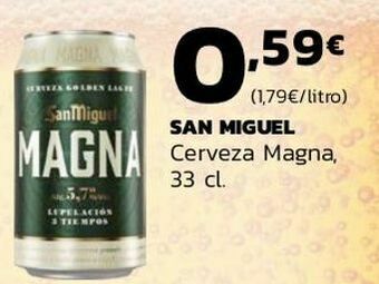 Supermercados Lupa San miguel cerveza magna oferta