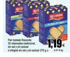 FROIZ Pan tostado oferta