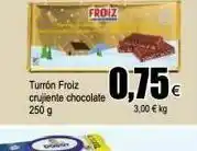 FROIZ Turrón crujiente froiz oferta