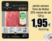 FROIZ Jamón serrano oferta
