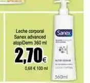 FROIZ Leche corporal sanex oferta