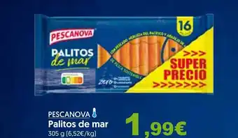 Hiper Usera PESCANOVA Palitos de mar oferta