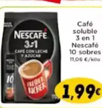 Supermercados Piedra NESCAFE Café soluble 3 en 1 oferta