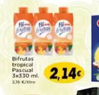 Supermercados Piedra Bifrutas tropical Pascual oferta