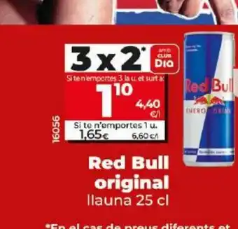 Dia Red Bull original oferta