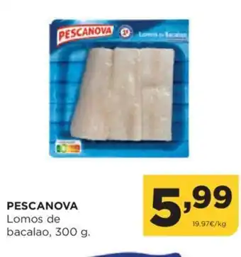 Alimerka PESCANOVA Lomos de bacalao oferta